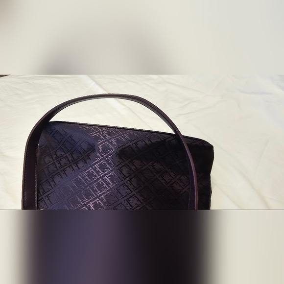 Vintage ELLE Monogram Mini Shoulder Bag Purple V-GRK - Picture 7 of 10